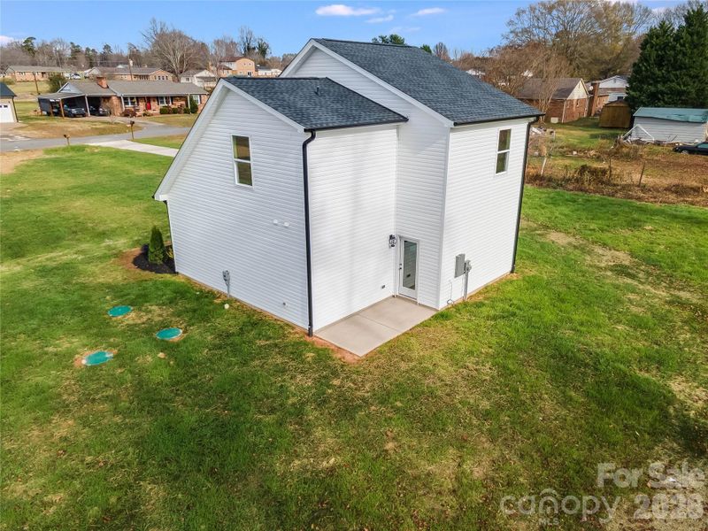 Exterior details and patio area of a home in , Kings Mountain (Image 2). Exterior details and patio area of a home in , Kings Mountain (Image 2).