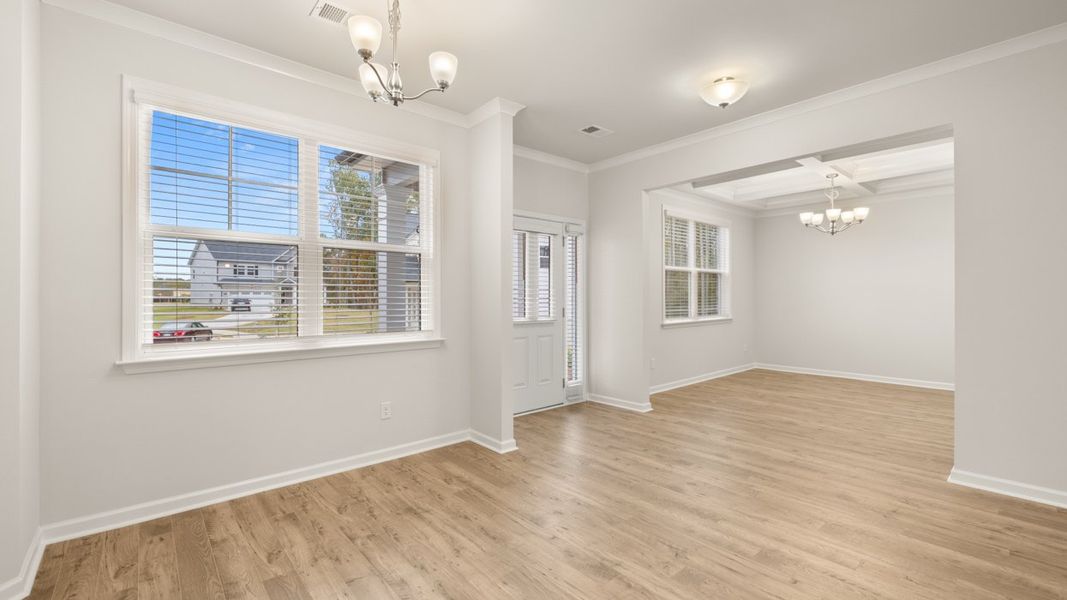 Spacious, unfurnished interior of a new home in The Gates at Pates Creek, Hampton (Image 12).