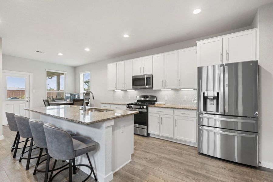 Furnished interior view inside a new home in Edgewood Village, Houston (Image 12). Furnished interior view inside a new home in Edgewood Village, Houston (Image 12).