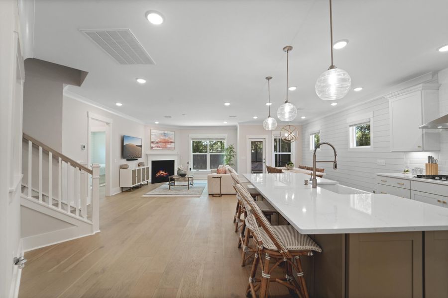 Furnished interior view inside a new home in , Johns Island (Image 47). Furnished interior view inside a new home in , Johns Island (Image 47).