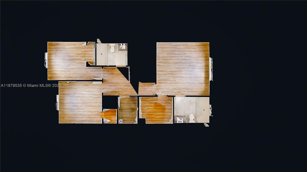 2D floor plan layout of this home in , Homestead, FL (Image 4).