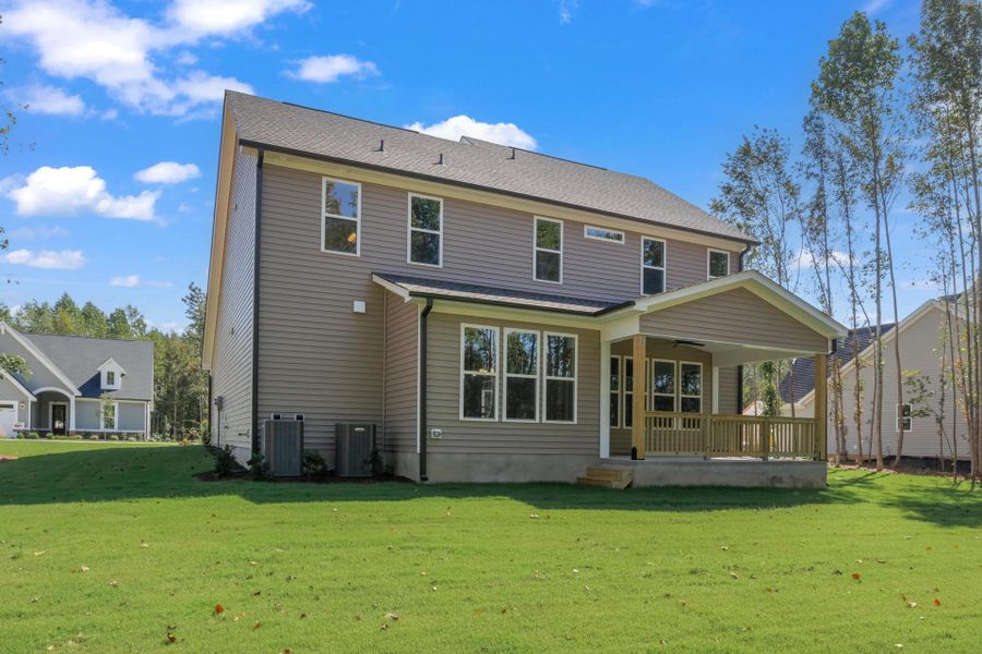 Representative exterior details of a home built from the The Whitley by RobuckHomes in Baylee Ridge, Selma (Image 80).