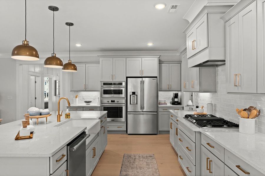 Representative furnished interior of a home built from the The Emerson by RobuckHomes in Stonehedge, Leesville (Image 32).