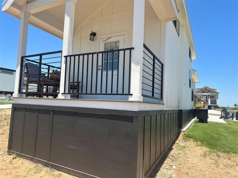Front exterior of a new home in , Fredericksburg, TX, highlighting curb appeal (Image 2).