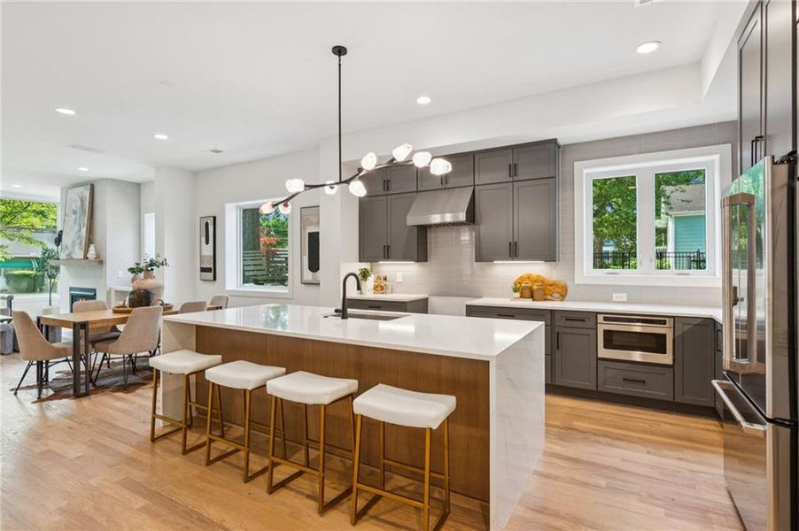 Furnished interior view inside a new home in , Atlanta (Image 12). Furnished interior view inside a new home in , Atlanta (Image 12).