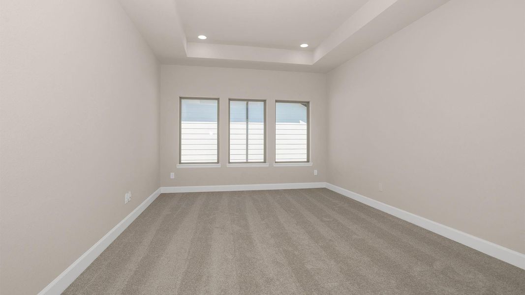 Spacious, unfurnished interior of a new home in Legacy Prairie at Katy Court, Katy (Image 14).
