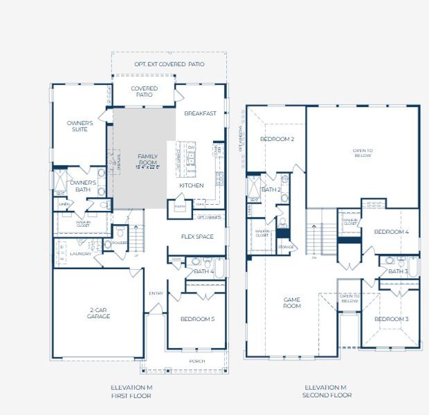 2D floor plan layout for the Pennyback 2 by Milestone Community Builders in Sauls Ranch, Round Rock, TX (Image 3). 2D floor plan layout for the Pennyback 2 by Milestone Community Builders in Sauls Ranch, Round Rock, TX (Image 3).