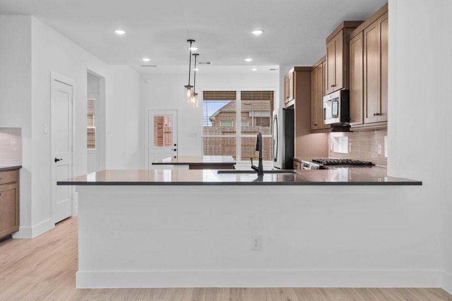 Furnished interior view inside a new home in Wood Leaf Reserve, Tomball (Image 8).