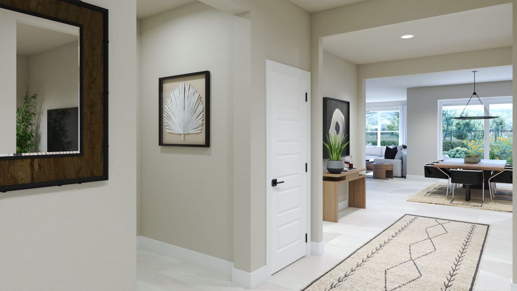 Front Door Hallway | Skyview | Courtyards at Waterstone | New homes in Palm Bay, FL | Landsea Homes