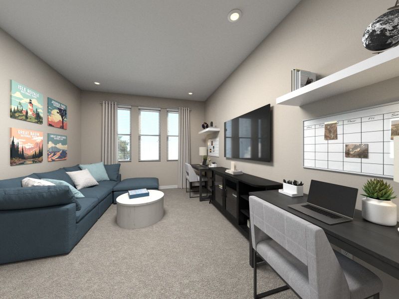 Furnished interior view inside a new home in The Reserve at Twin Lakes, St. Cloud (Image 6).