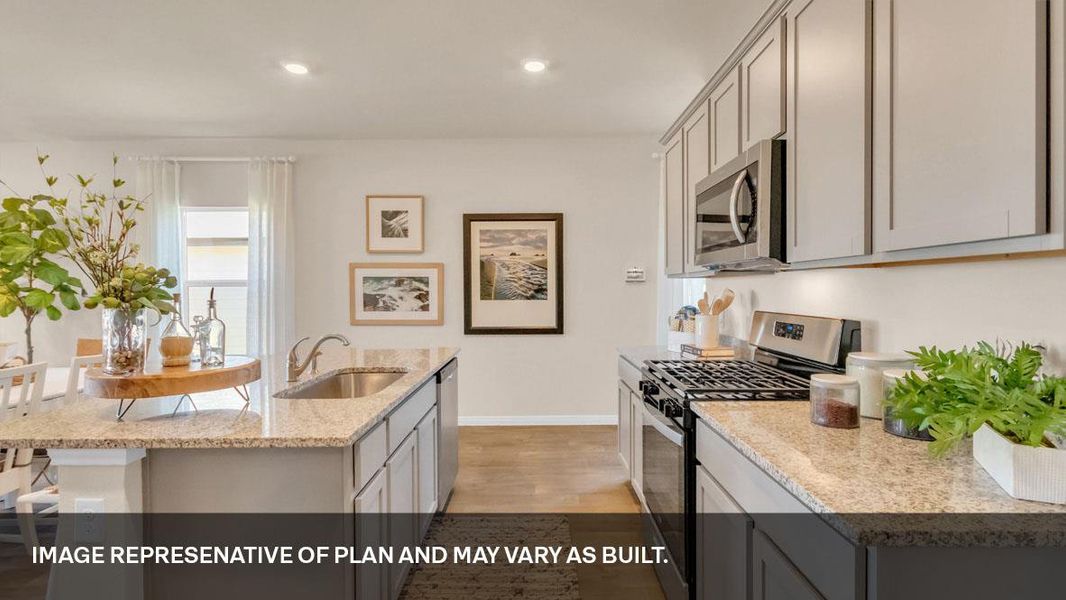 Furnished interior view inside a new home in Southgrove, Kyle (Image 17).