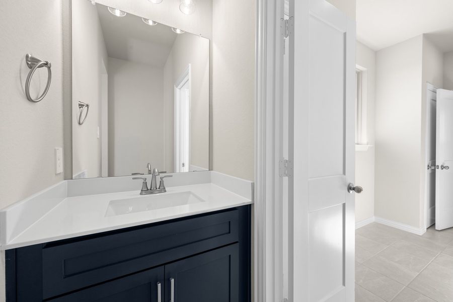 Furnished interior view inside a new home in The Oaks, Red Oak (Image 13). Furnished interior view inside a new home in The Oaks, Red Oak (Image 13).