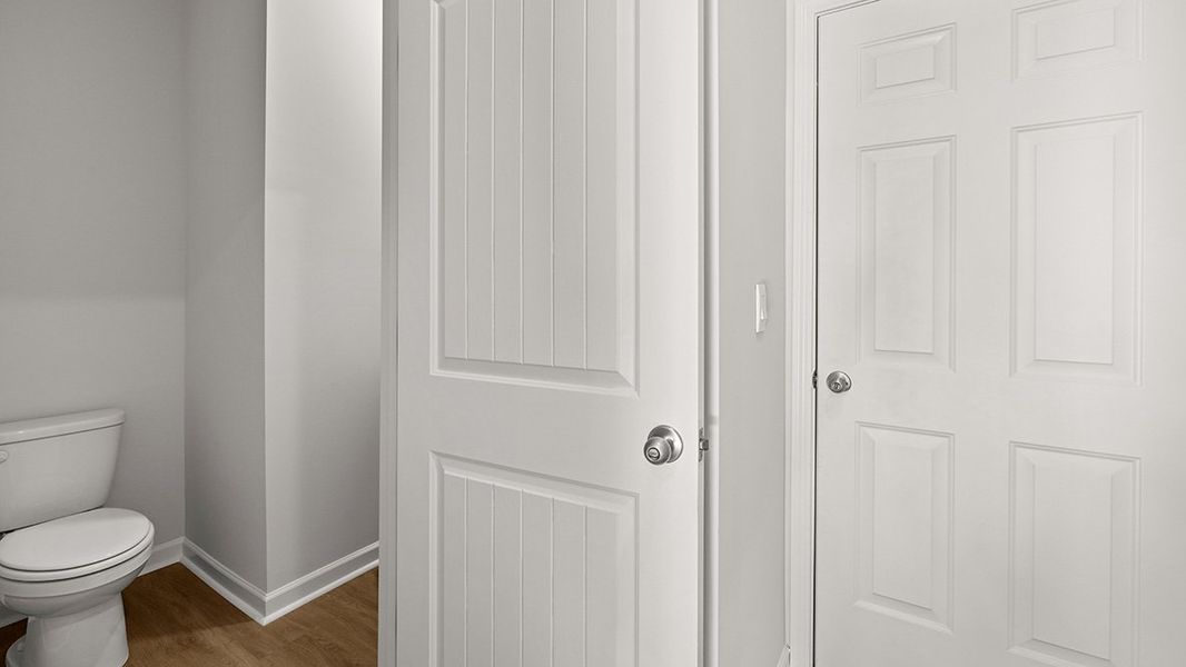 Representative unfurnished interior of a home built from the SALISBURY 24'  TOWNHOME by D.R. Horton in Falcon Landing Townhomes, Gainesville (Image 12).