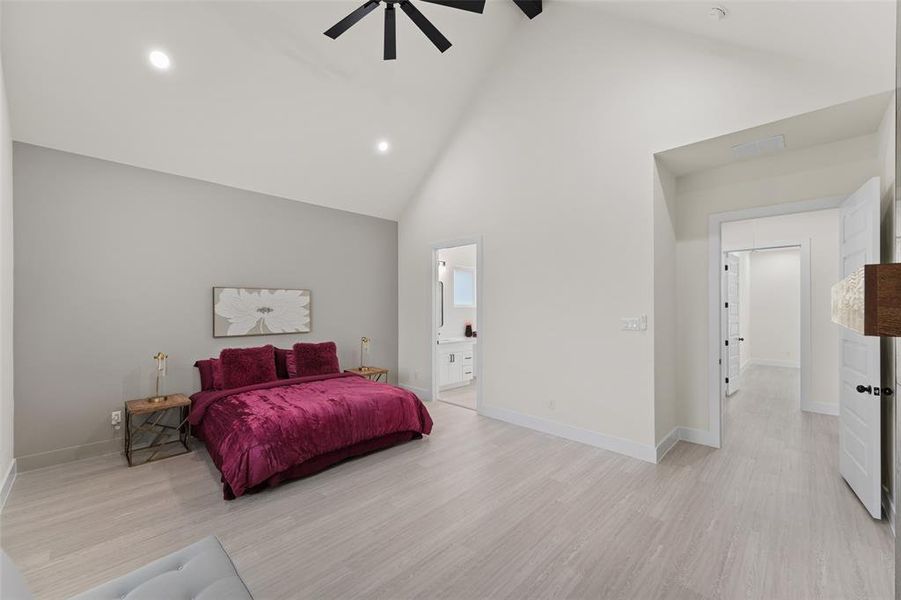 Furnished interior view inside a new home in , Forney (Image 29).
