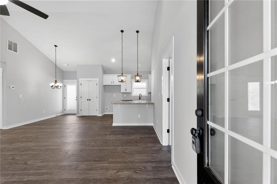 Spacious, unfurnished interior of a new home in , Douglasville (Image 25). Spacious, unfurnished interior of a new home in , Douglasville (Image 25).
