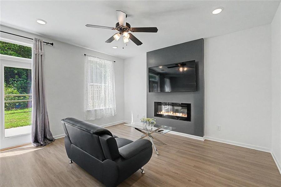 Furnished interior view inside a new home in , Atlanta (Image 5).