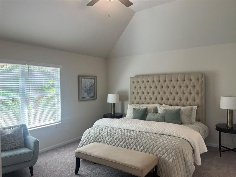 Furnished interior view inside a new home in Reserve at South River Gardens, Atlanta (Image 8). Furnished interior view inside a new home in Reserve at South River Gardens, Atlanta (Image 8).