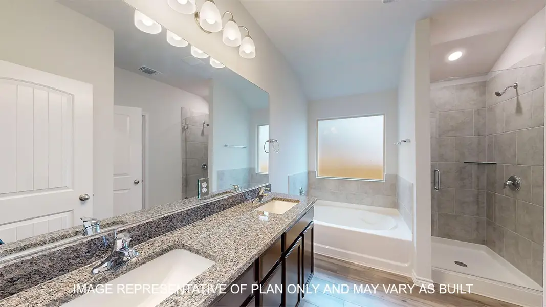 Furnished interior view inside a new home in Turnbo Ranch Traditions, Killeen (Image 6).