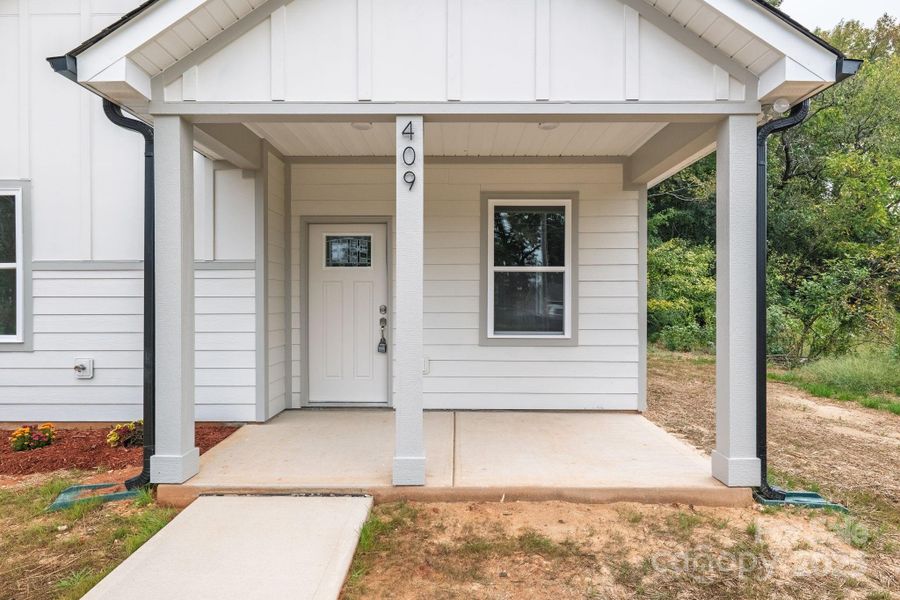 Exterior details and patio area of a home in , East Spencer (Image 1).
