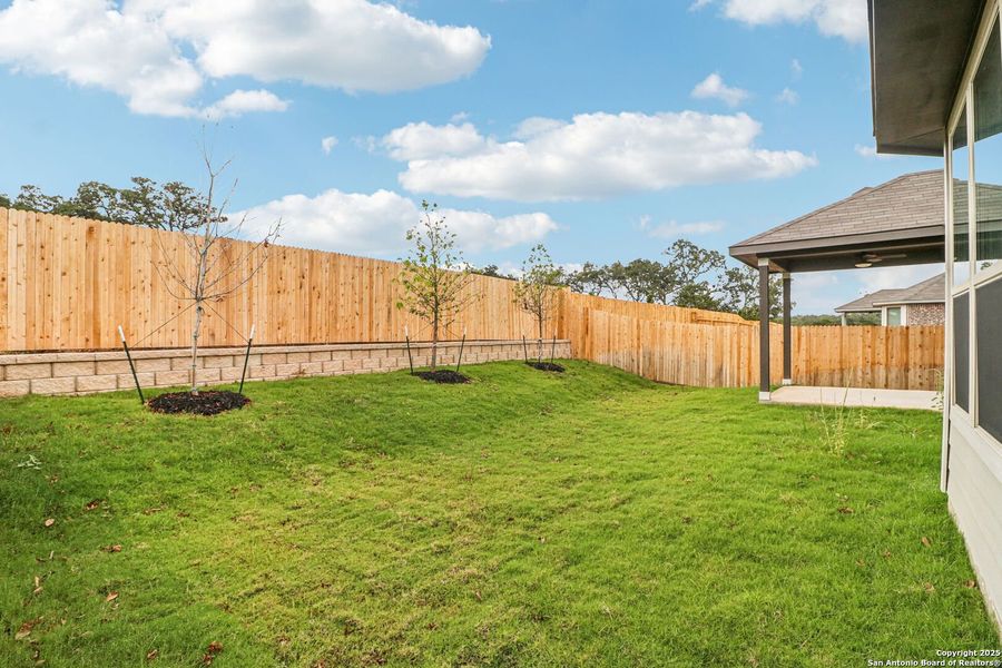 Exterior details and patio area of a home in Fox Falls, Boerne (Image 3).