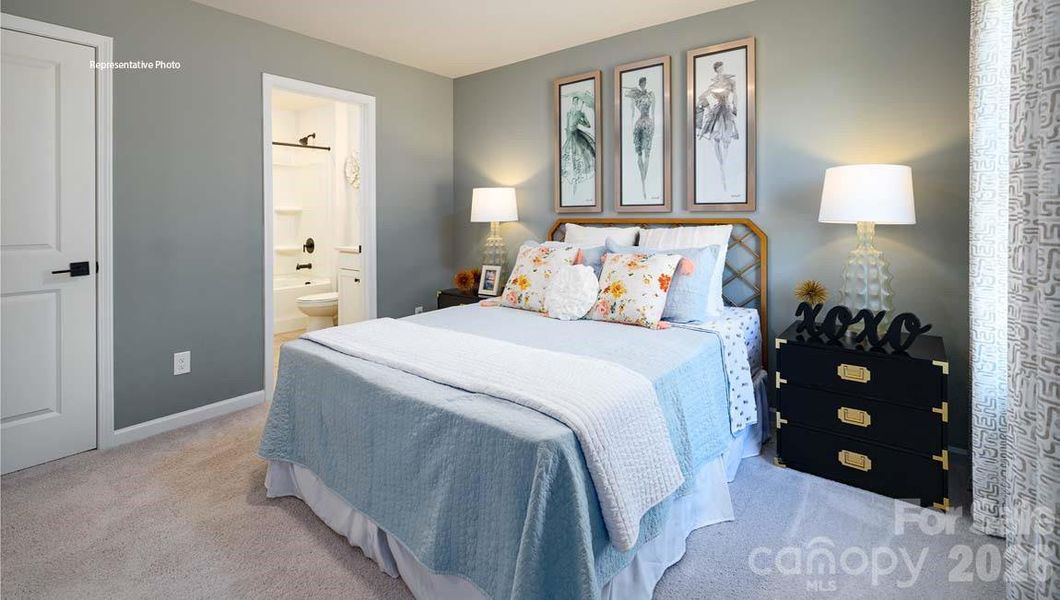 Furnished interior view inside a new home in Sylvan Creek, Denver (Image 35).