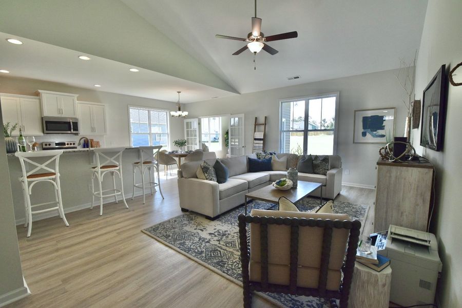 Furnished interior view inside a new home in Patriot’s Watch, Hampstead (Image 9).