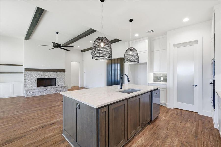 Furnished interior view inside a new home in , Godley (Image 16).