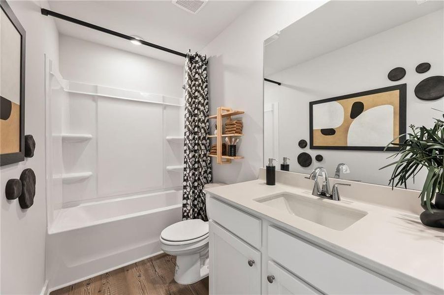 Furnished interior view inside a new home in Azalea Square Townhomes, Lawrenceville (Image 7).