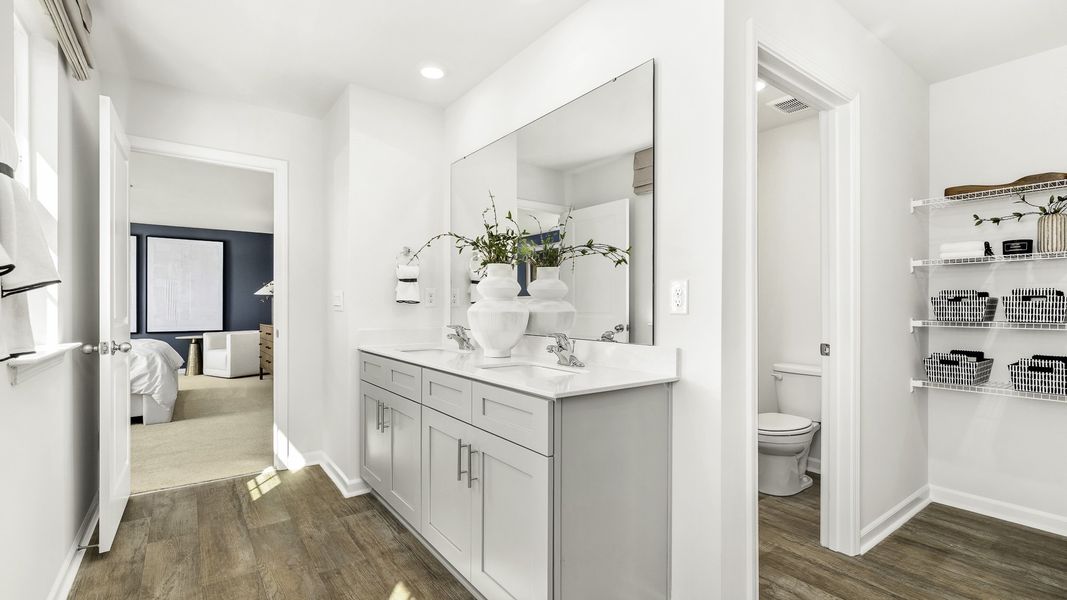 Furnished interior view inside a new home in Aspen Place, Thomasville (Image 16).