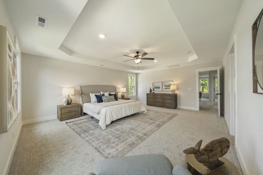 Furnished interior in a model home at Brierwood in Shallotte (Image 29).