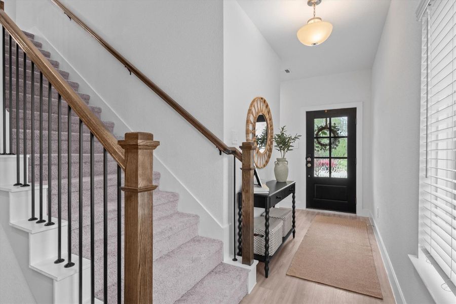 Furnished interior view inside a new home in Sorella, Tomball (Image 7).