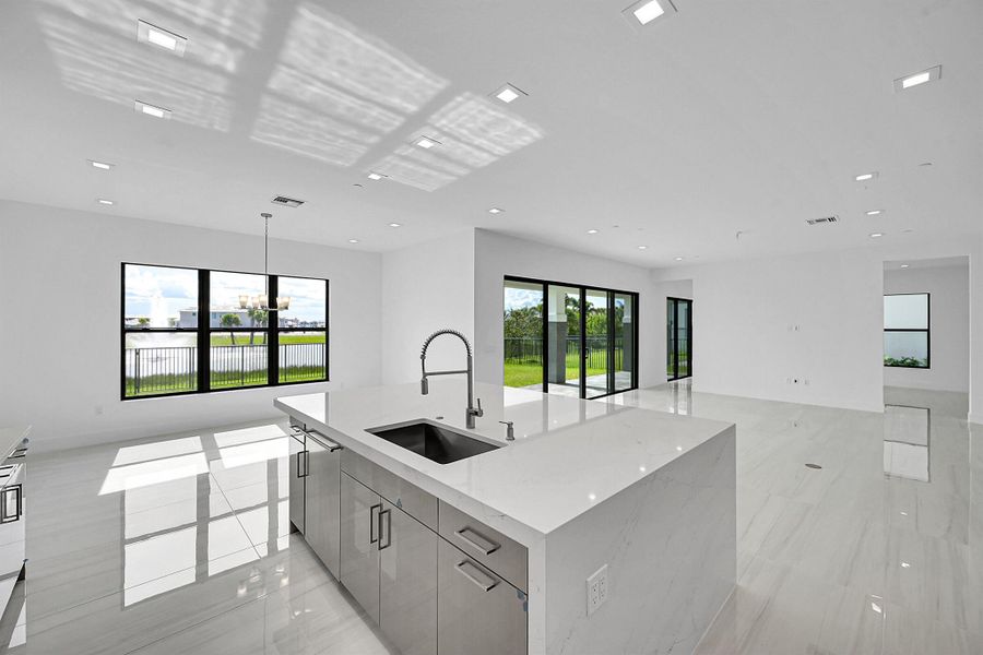 Furnished interior view inside a new home in Apex at Avenir, Palm Beach Gardens (Image 11).