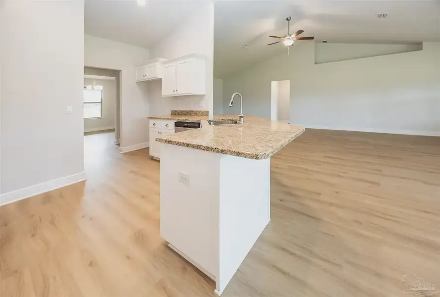 Furnished interior view inside a new home in Cedar Creek at Deerpoint Lake, Panama City (Image 4).