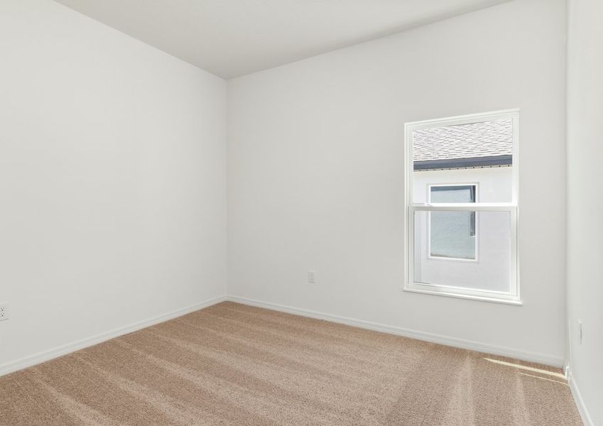 Each bedroom has lush carpet flooring Each bedroom has lush carpet flooring