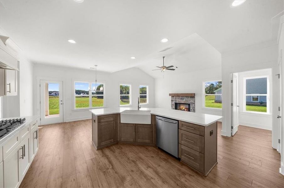 Furnished interior view inside a new home in , Cumming (Image 5).
