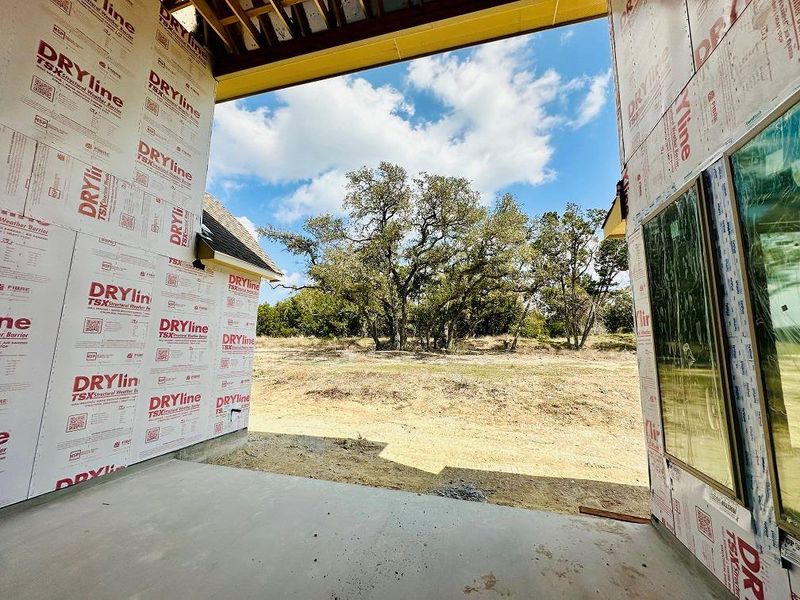 Rear covered Patio Rear covered Patio