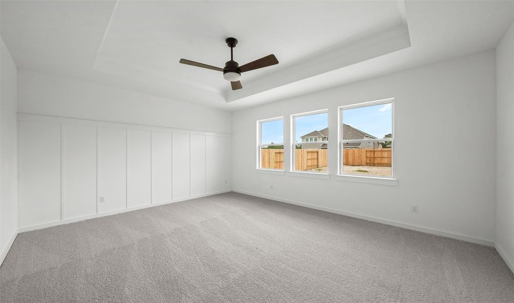 Tranquil primary suite (*Photo not of actual home and used for illustration purposes only.)