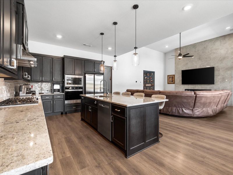Furnished interior view inside a new home in , Spring (Image 9).