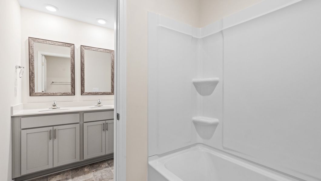 Furnished interior view inside a new home in Foxbank, Gray Court (Image 15). Furnished interior view inside a new home in Foxbank, Gray Court (Image 15).
