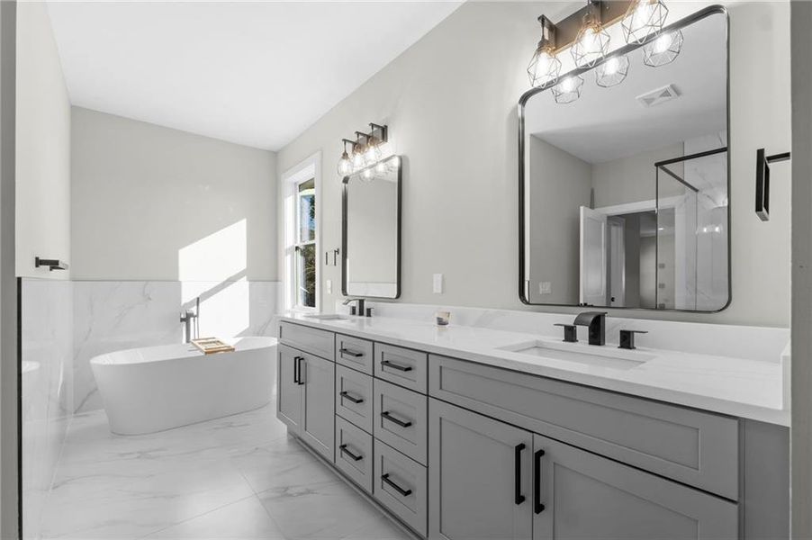 Furnished interior view inside a new home in , Scottdale (Image 10).