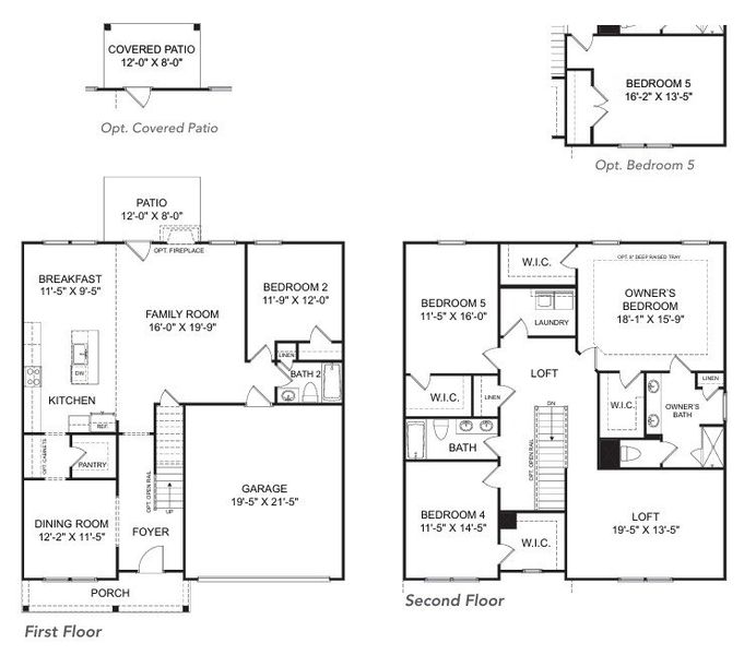 2D floor plan layout of this home in Heritage Bay, Sumter, SC (Image 3). 2D floor plan layout of this home in Heritage Bay, Sumter, SC (Image 3).