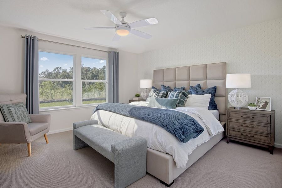 Representative furnished interior of a home built from the 1541 by KB Home in Somerset - Executive Series, Palm Coast (Image 4).