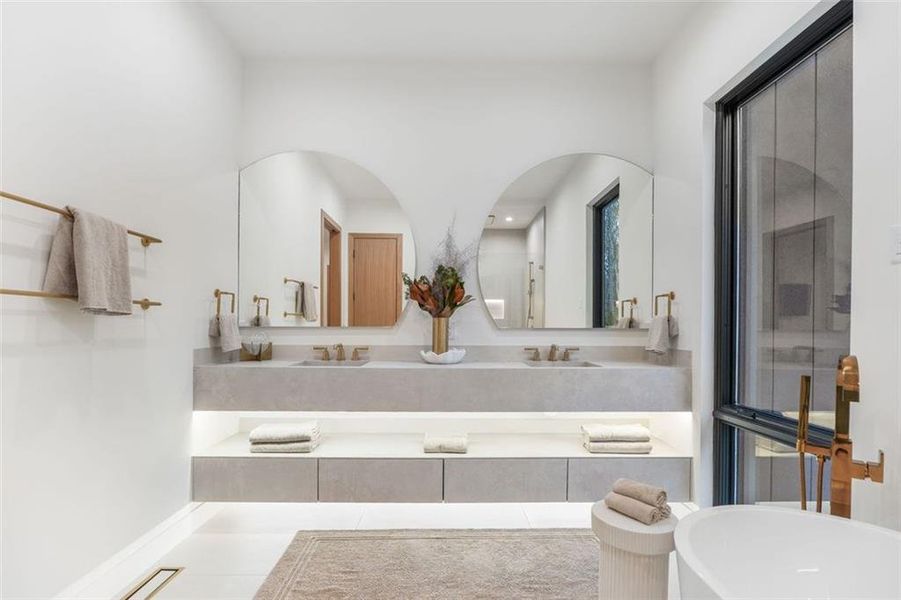 Furnished interior view inside a new home in , Roswell (Image 8). Furnished interior view inside a new home in , Roswell (Image 8).