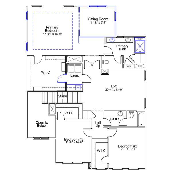 2D floor plan layout of this home in Timberland Grove, Anderson, SC (Image 4). 2D floor plan layout of this home in Timberland Grove, Anderson, SC (Image 4).