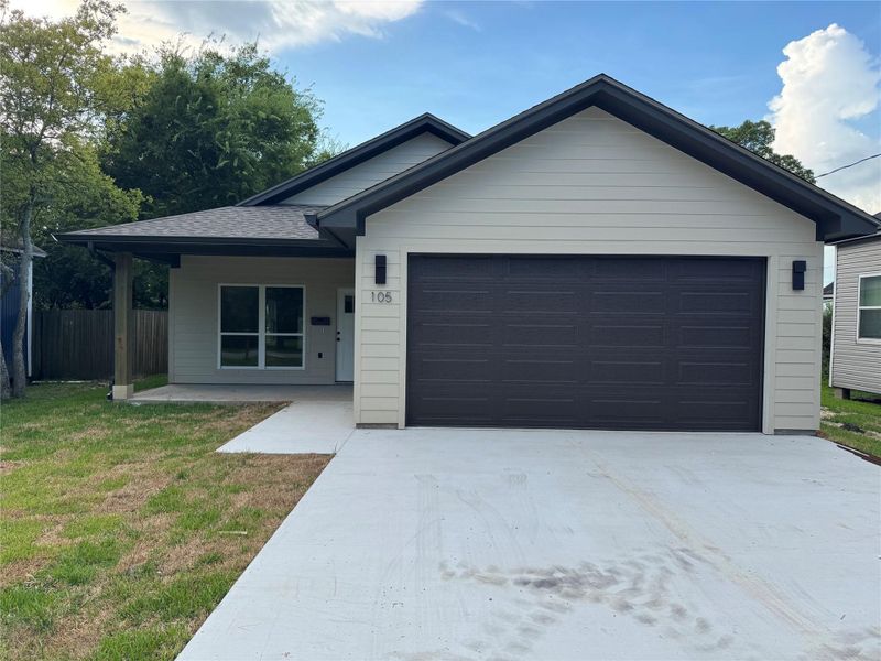 Front exterior of a new home in , Port Neches, TX, highlighting curb appeal (Image 13). Front exterior of a new home in , Port Neches, TX, highlighting curb appeal (Image 13).