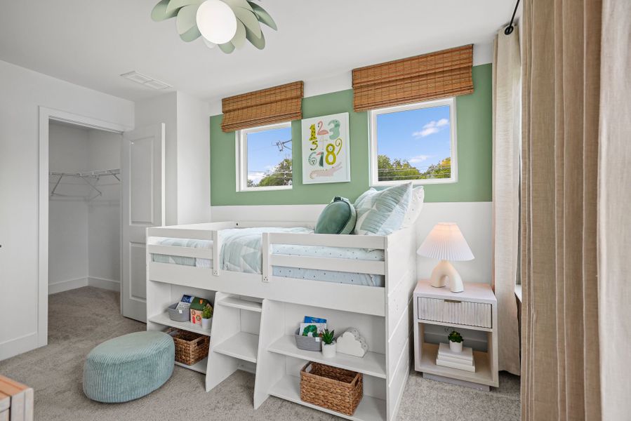 Representative furnished interior of a home built from the Evans by Pulte Homes in West End Heights, Charlotte (Image 68).