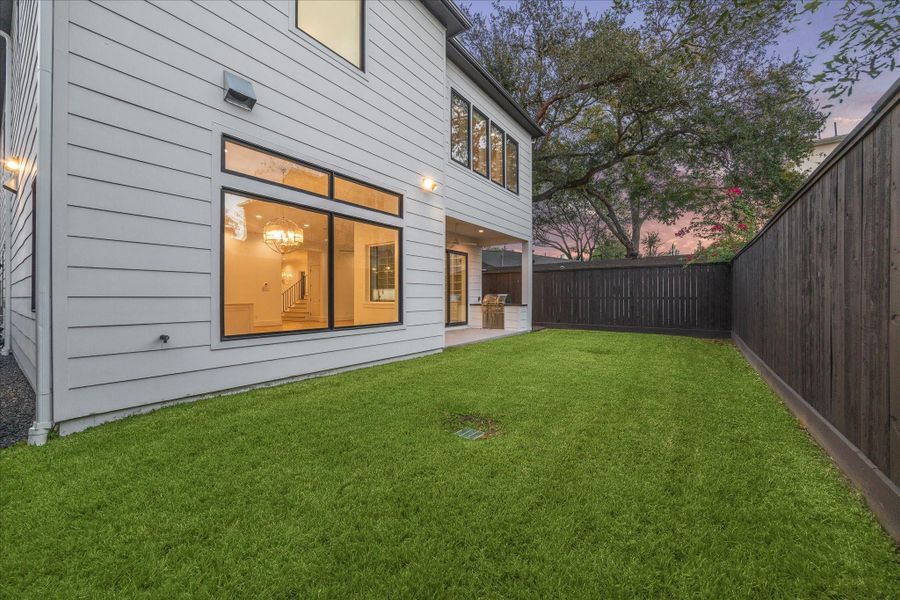 Exterior details and patio area of a home in , Houston (Image 25).