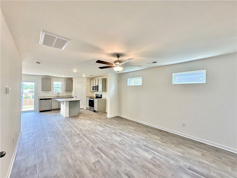 Spacious, unfurnished interior of a new home in Champions Village at Cherry Hill, Pendleton (Image 12).