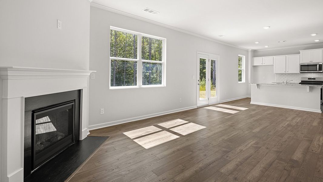 Representative unfurnished interior of a home built from the PENWELL by D.R. Horton in Fairhaven, Lithia Springs (Image 13).