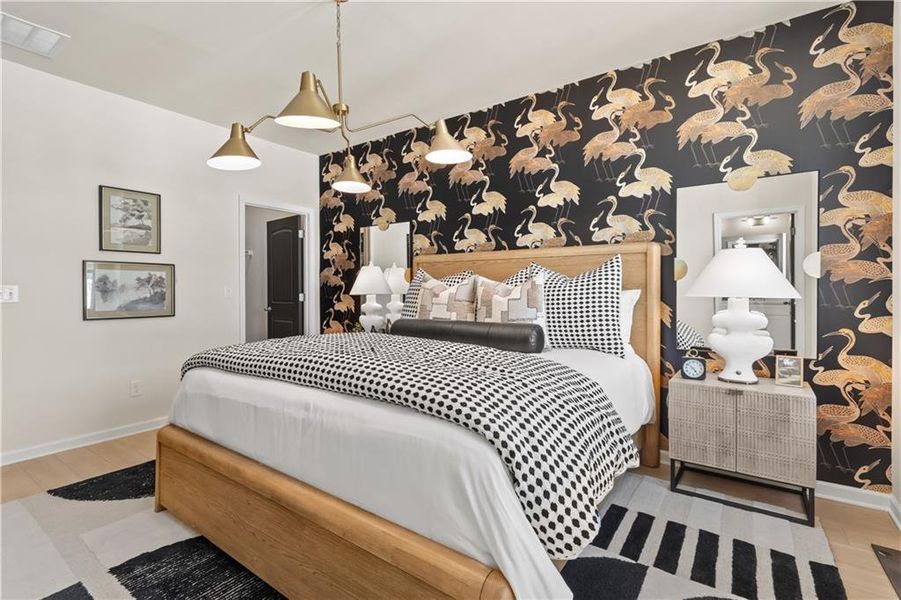Furnished interior view inside a new home in Silverock, McDonough (Image 7).